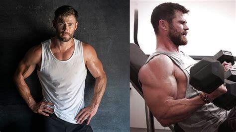 Chris Hemsworths Biceps Might Shock You Check Them Out Now In 2022