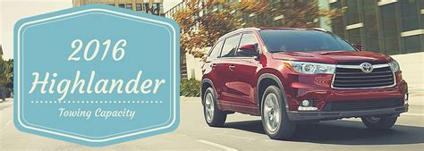 How much can the 2016 Toyota Highlander Tow?