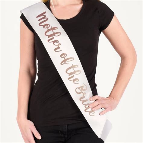 Mother Of The Bride Hen Party Sash Bridal Shower Party Etsy