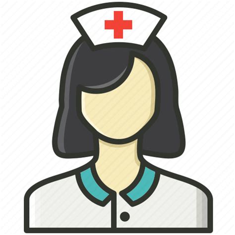 Female assistant, medical assistant, nurse, physician icon