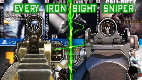 Using Every Iron Sight Sniper In Call Of Duty Ghosts619 Youtube