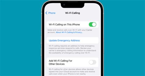 How To Enable Wi Fi Calling Feature On Your Iphone Mambapost