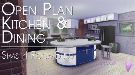 The set was converted by veranka, so you will need their mesh for it. The Sims 4 Room Build - Open Plan Kitchen and Dining - YouTube