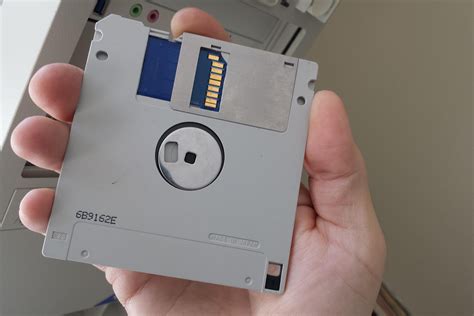 Return Of The Floppy Modder Creates 128gb Floppy Disk Why Why Not