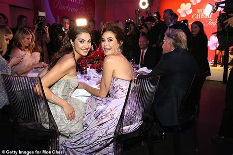 Teri Hatcher 57 Stuns In A Floral Gown As She Joins Her Glamorous Lookalike Daughter Emerson