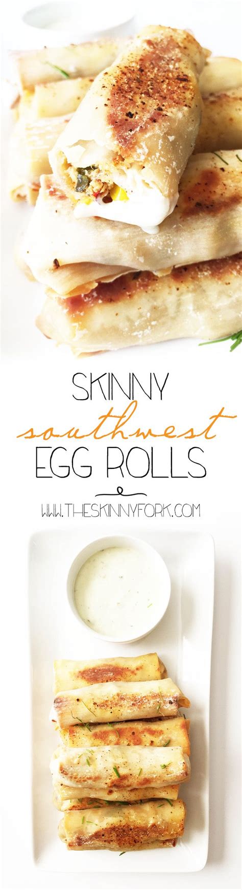 Combine all ingredients in a large bowl. Skinny Southwest Egg Rolls + Avocado Vinaigrette Dip ...
