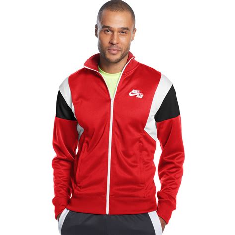 Nike Basketball Air Time 20 Warmup Jacket In Red For Men University