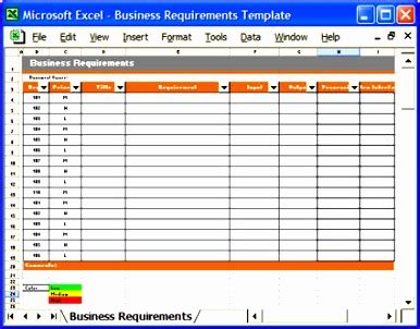 The templates are in microsoft word and excel format (.doc &.xls) and can be downloaded online for only $9.99. 10 Excel Requirements Template - Excel Templates - Excel Templates