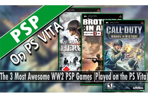 3 Most Awesome Ww2 Psp Games Played On The Ps Vita Youtube