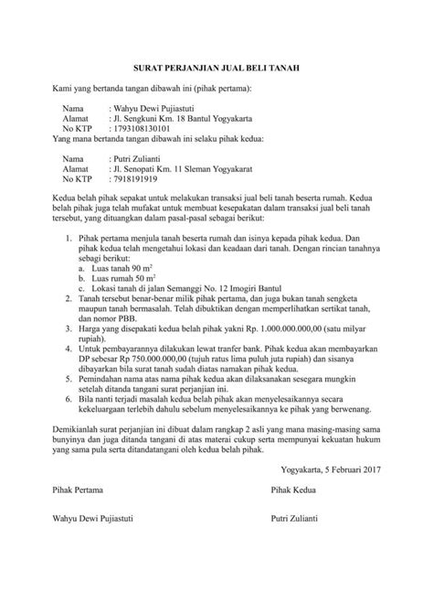 Bagaiamana cara membuatnya dan contoh surat cerai untuk anda gunakan diberbagai penutup menutup surat seperti surat pernyataan lain pada umumnya. Contoh Surat Akad Jual Beli Tanah - Berbagi Contoh Surat