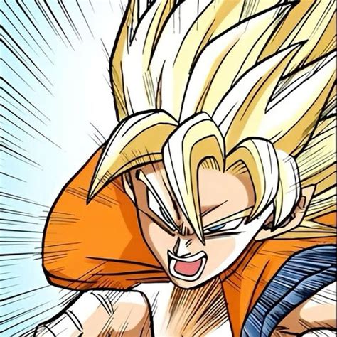Ssj1 Goku Manga Pfp Icon Anime Dragon Ball Dragon Ball Art Goku Manga