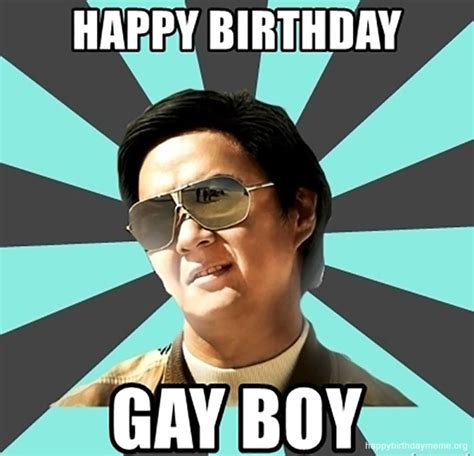 Happy Birthday Gay Meme Funny