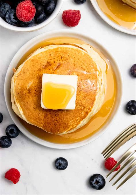 Super Thick And Fluffy Pancakes Lemons Zest