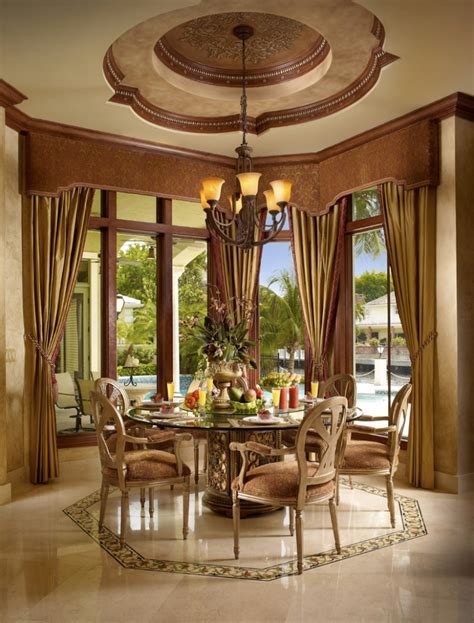 Modern dining room with false ceiling designs and suspended lamps. 23+ Dining Room Ceiling Designs, Decorating Ideas | Design ...