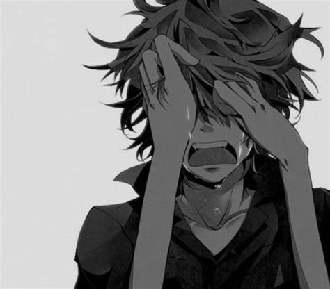 Crying Anime Boy Blank Template Imgflip