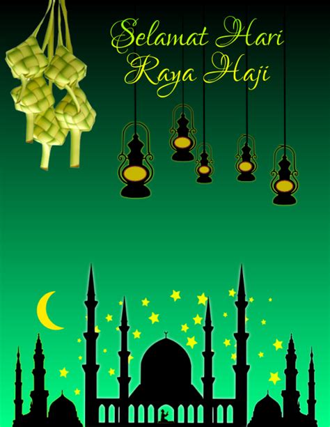 Selamat Hari Raya Haji Template Postermywall