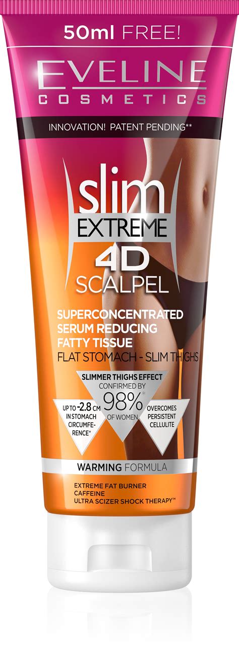 eveline cosmetics slim extreme 4d scalpel super concentrated serum reducing fatty tissue