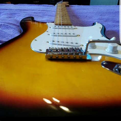 Squier By Fender Sunburst Stratocaster Big Headstock Model Hobbies