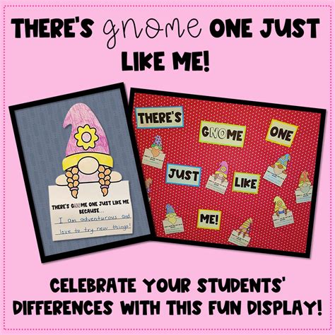 Back To School Classroom Decor Gnome Bulletin Board Display And Craft