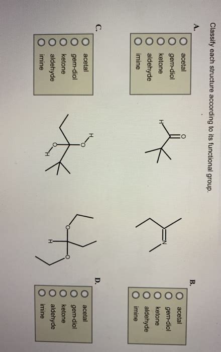 Classify Each Structure According To Its Functional Group Kasotsu