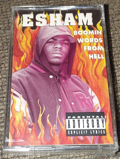 Esham Boomin Words From Hell Cassette Tape 1990 Rlp Sealednew Natas
