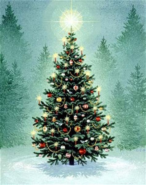 Image Result For Christmas Tree Paintings Christmas Tree Painting