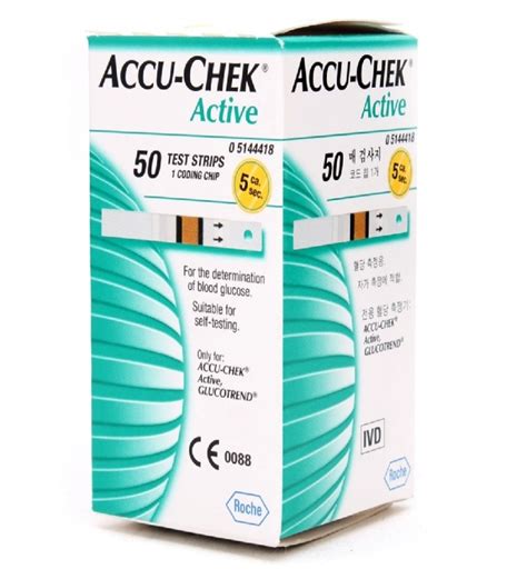 4.1 out of 5 stars 255 ratings. 50 Test Strips for Accu-Chek Active Blood Glucose Meter by ...