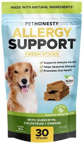 Pet Honesty Allergy Support Fresh Sticks Dental Sticks For Dogs