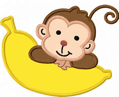Monkey With Banana Clipart Best