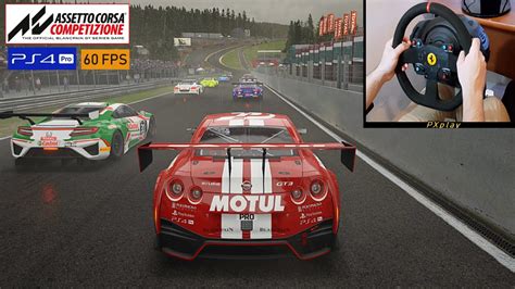 Assetto Corsa Competizione Ps Spa Francorchamps Wet Race W Steering