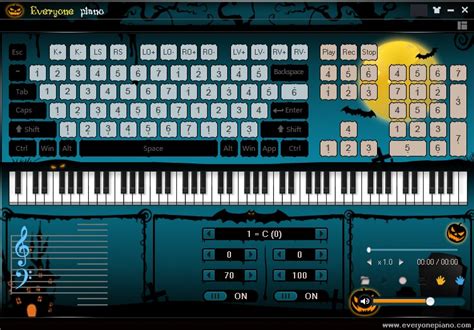Use your computer keyboard or click the piano keys to play the piano. Everyone Piano Download