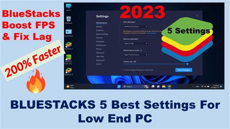 How To Make Bluestacks 5 Run Faster🚀in Windows 11 2023 Bluestacks 5