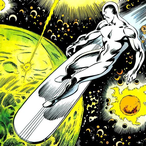 Silver Surfer By John Buscema Silver Surfer Comic Marvel Comics