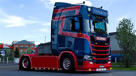 Dutch Style Metallic Skin For Scania S Ets