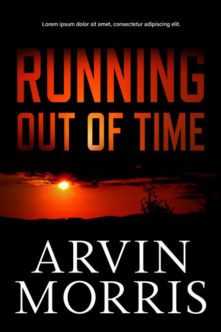 Running Out Of Time Mystery Suspense Thriller Premade Book Cover For Sale Beetiful Book