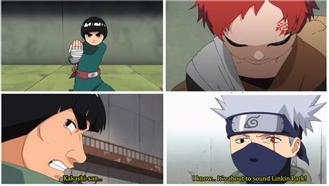 Rock Lee Vs Gaara Amv In The End Linkin Park Ranimemes