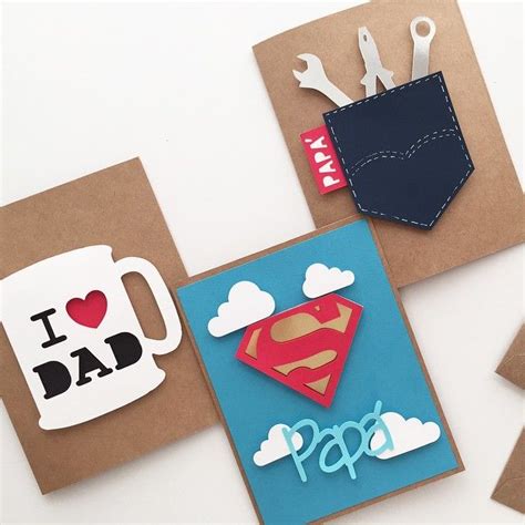 Need a quick last minute birthday card you can make at home? 9+ Handmade Father's Day Greeting Card Ideas