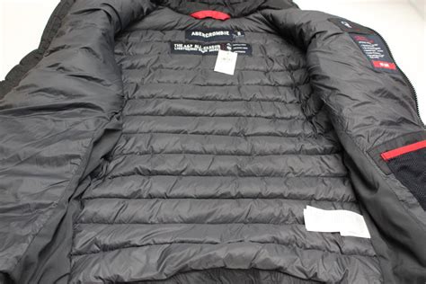 abercrombie and fitch all season lightweight down jacket property room