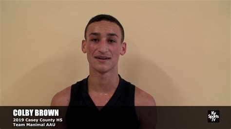 Trevent Hayes Interviews Colby Brown Of Team Manimal Aaucasey County