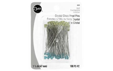 Dritz Quilting Crystal Glass Head Pin 188 100pc 1 Kroger