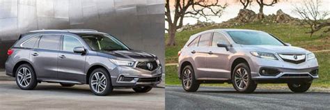 2018 Acura Mdx Vs 2018 Acura Rdx Whats The Difference Autotrader
