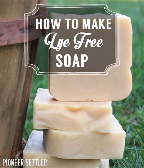 It is made with lye like any bar of soap but doesn't have any active lye in it, so it's safe to touch. 16 DIY Projects to Make Your Own Soap at Home - Pretty Designs