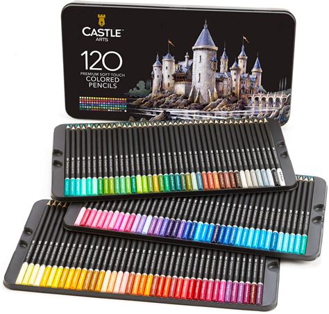 Drawing Pencil Set 60 Piecescontains Colouredsketchdrawing