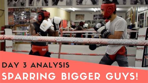 Day 3 Boxing Sparring Vs Bigger Opponents With Commentary Youtube