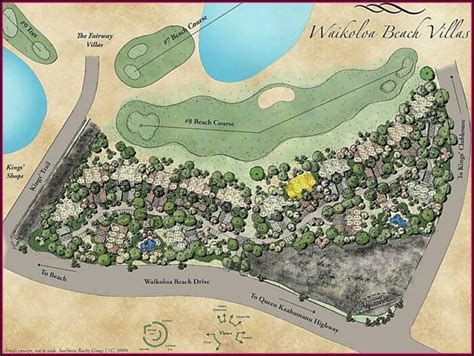 Waikoloa Beach Villas Resort Map Map Resume Examples