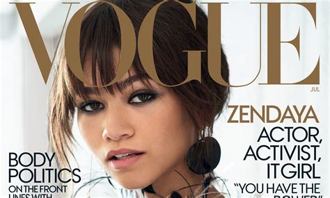 Zendaya Is So Stunning For Vogues July 2017 Issue Magazine Zendaya