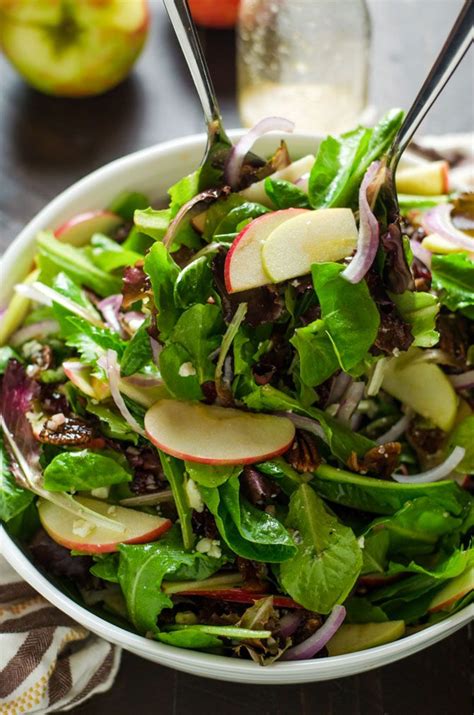 What really makes this salad great, though, is how interchangeable the ingredients are. Honey Crisp Apple Salad with Cider Vinaigrette | Recipe ...