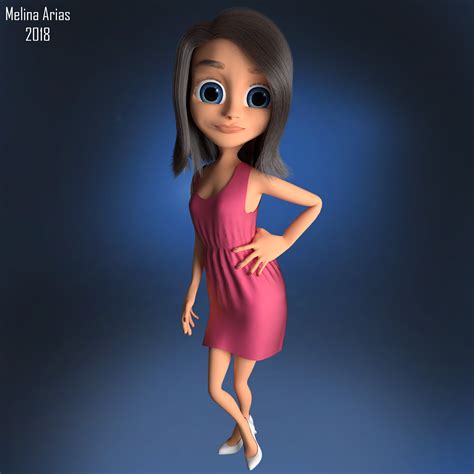 Julia Cartoon 3d Character And Animation On Behance
