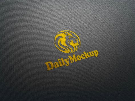 Download Photo-realistic Fabric Logo Mock-up Free 2021 - Daily Mockup