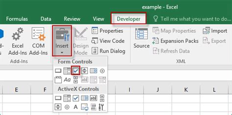 Insert Checkbox In Excel Excel 2010 Create Checkbox Youtube